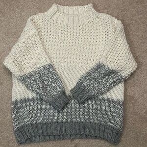 Knitted winter sweater